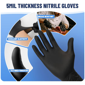 ANBOSON latex-free and powder-free nitrile gloves for comfort