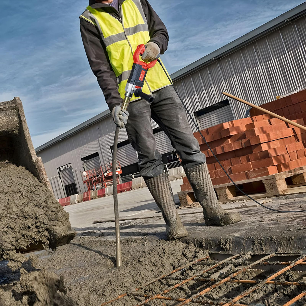Anbull lock switch enables continuous operation with less fatigue