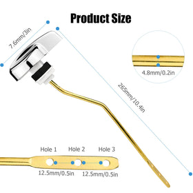 Ancable 2-pack toilet lever kit offers convenient replacements.