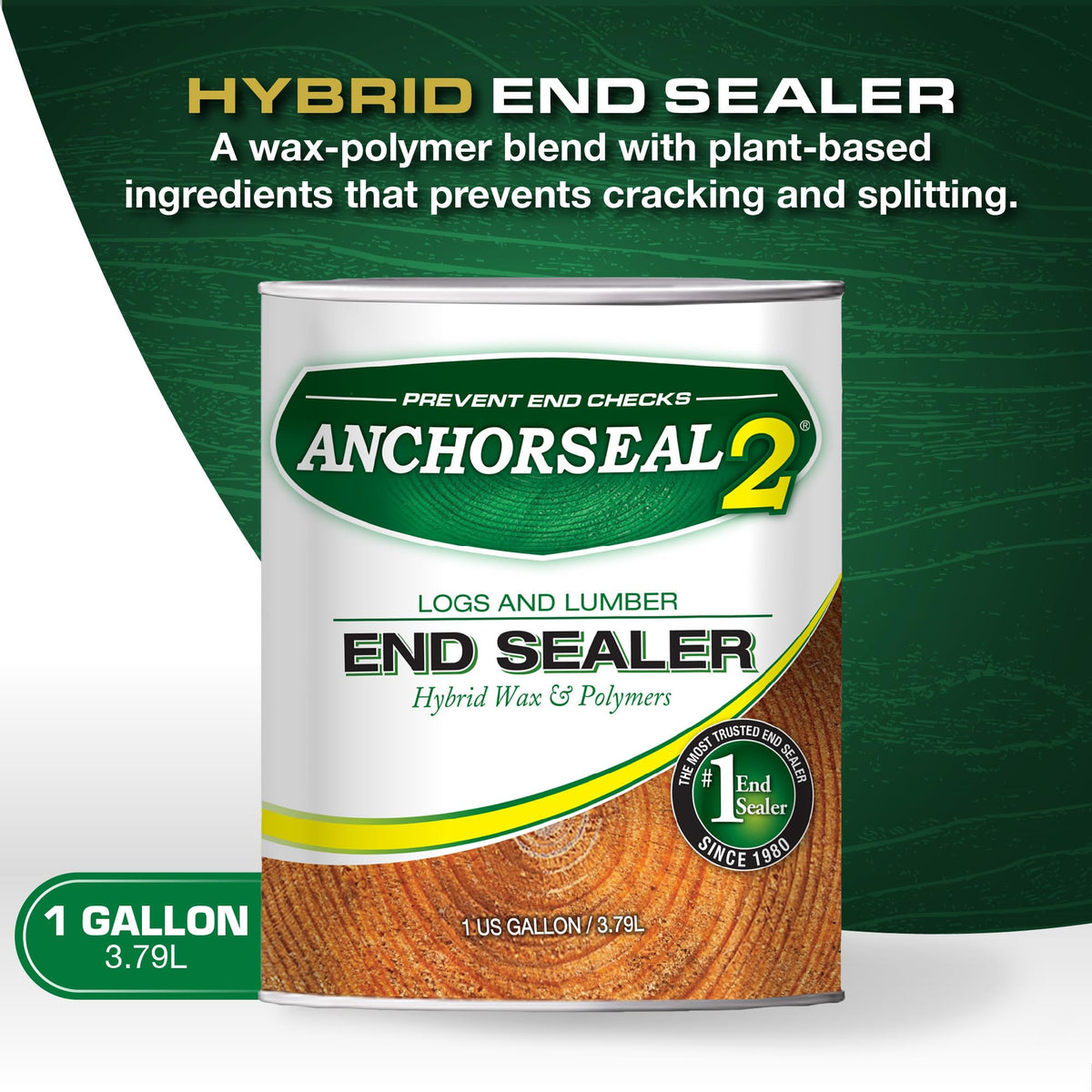 ANCHORSEAL 2 application brush spreading an even coat on ends
