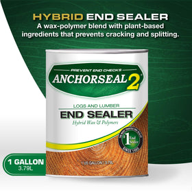 ANCHORSEAL 2 application brush spreading an even coat on ends
