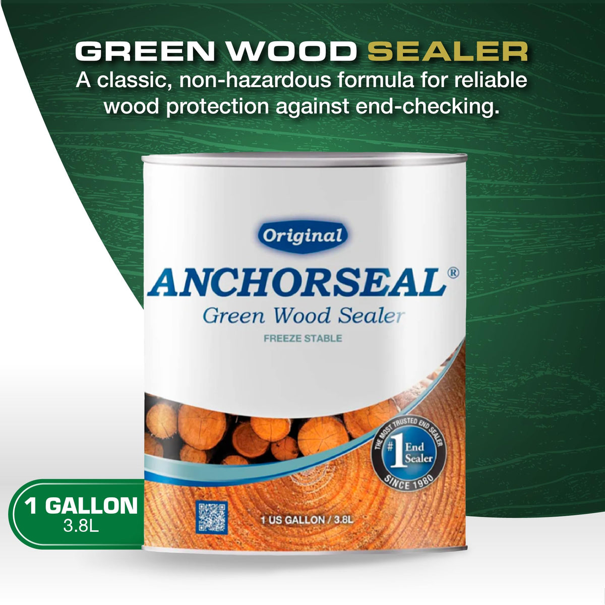 ANCHORSEAL Classic on lumber ends reduces drying cracks during milling.