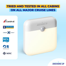 Anchors Up motion sensor night light activates with movement for safer navigation.