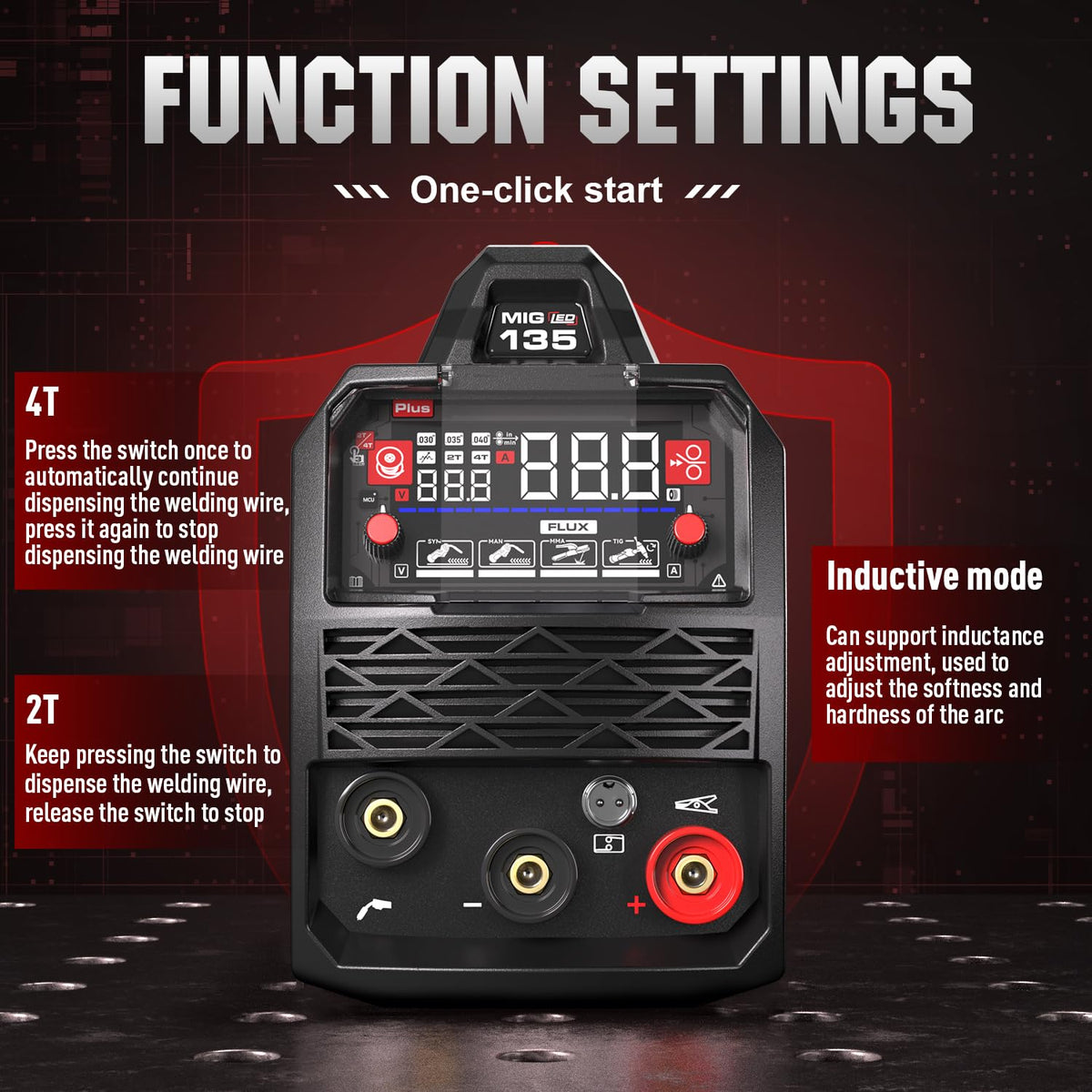 ANDELI dual voltage switch highlights versatile power options.