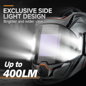 ANDELI welding helmet true color view provides natural color accuracy.