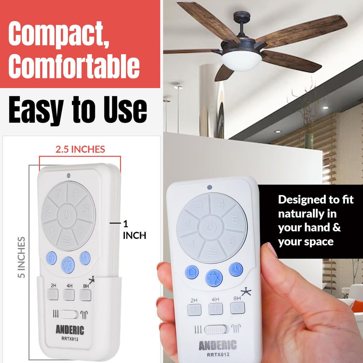 Anderic Harbor Breeze compatibility chart demonstrates easy replacement
