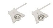 Andersen Lower Screen Roller Assembly with nylon wheel for smooth, quiet door glide.