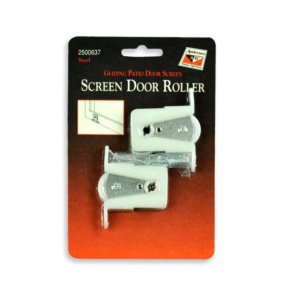 Andersen screen door rollers lower wheel assembly for smooth patio door gliding.