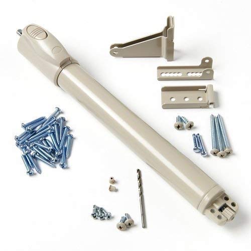 Andersen Storm Door Closer in Sandtone; smooth close for secure entryways