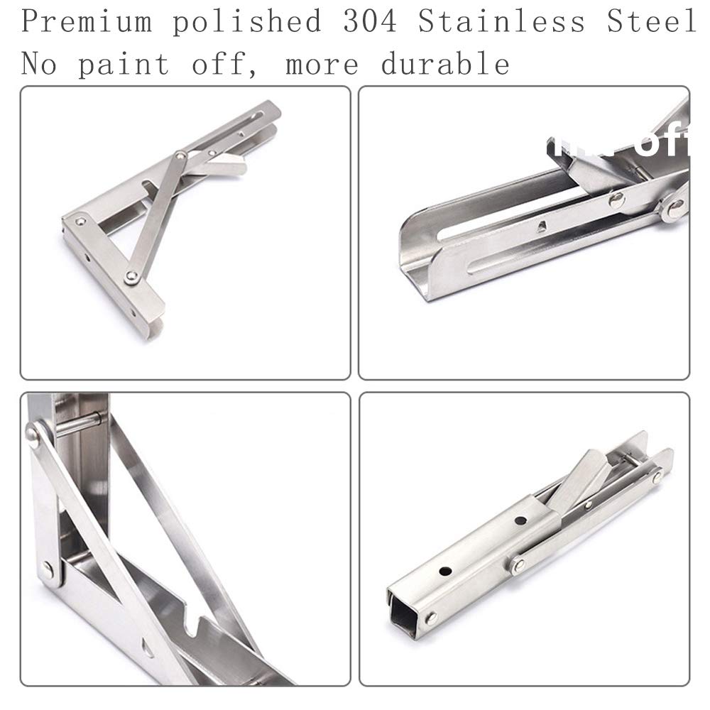 ANDICEQY bracket assembly showing compatible screws and anchors for sturdy mounting.