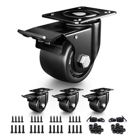 Andutees 3-inch heavy-duty caster for workbenches with smooth rolling
