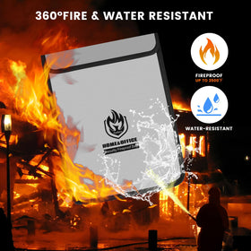 Andyer fireproof bag certificate envelope protects certificates and credentials.