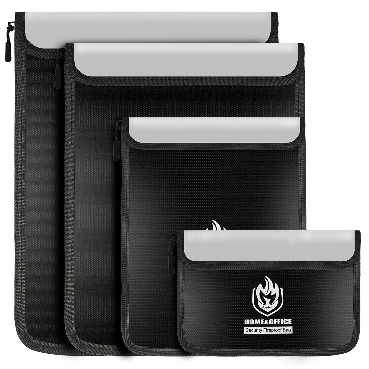Andyer legal-size fireproof bag for organized documents and quick access.