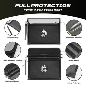 Andyer fireproof bag soft handle for easy transport