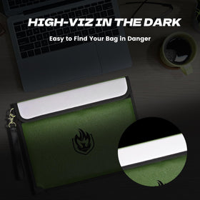 Andyer bag showing 10-layer thermal insulation for heat delay