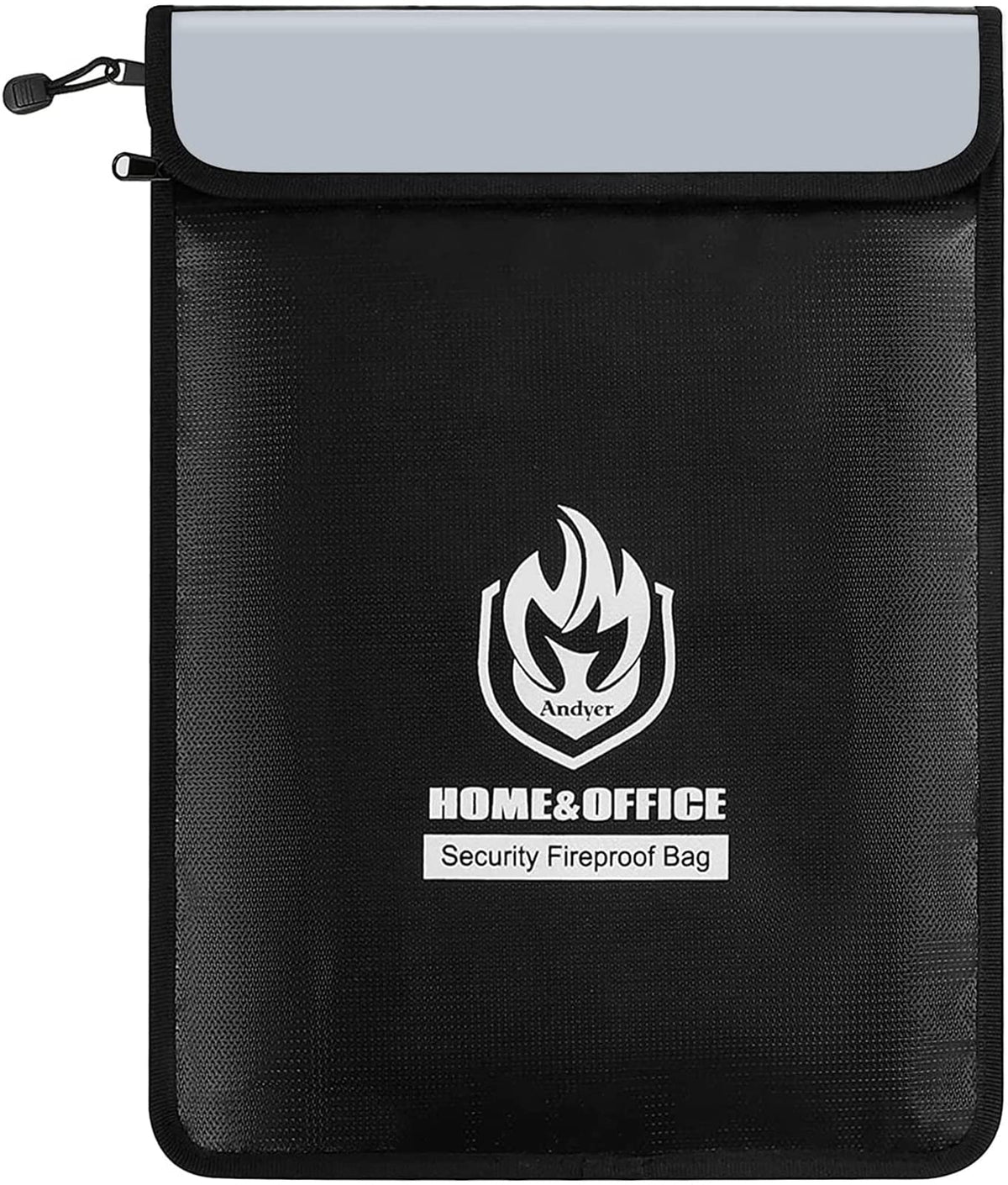 andyer fireproof bag two pockets with secure zipper keeps important papers organized