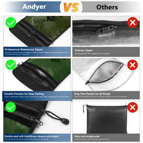 andyer night-visible strip aids quick retrieval