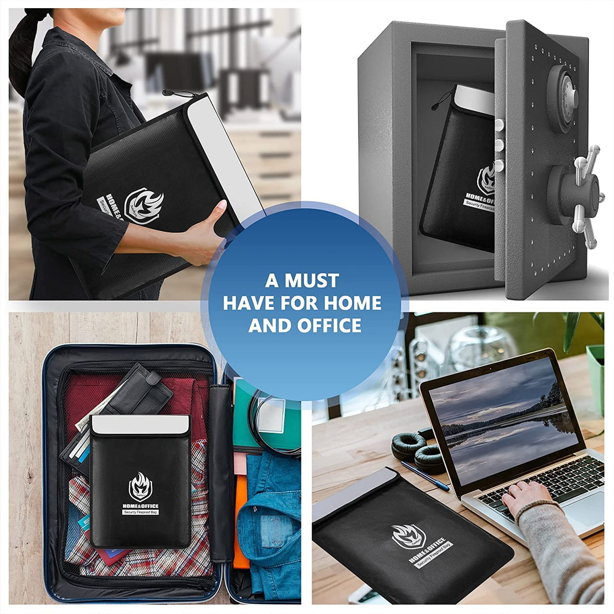 andyer organized two-pocket interior helps classify files on the go