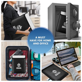 andyer organized two-pocket interior helps classify files on the go