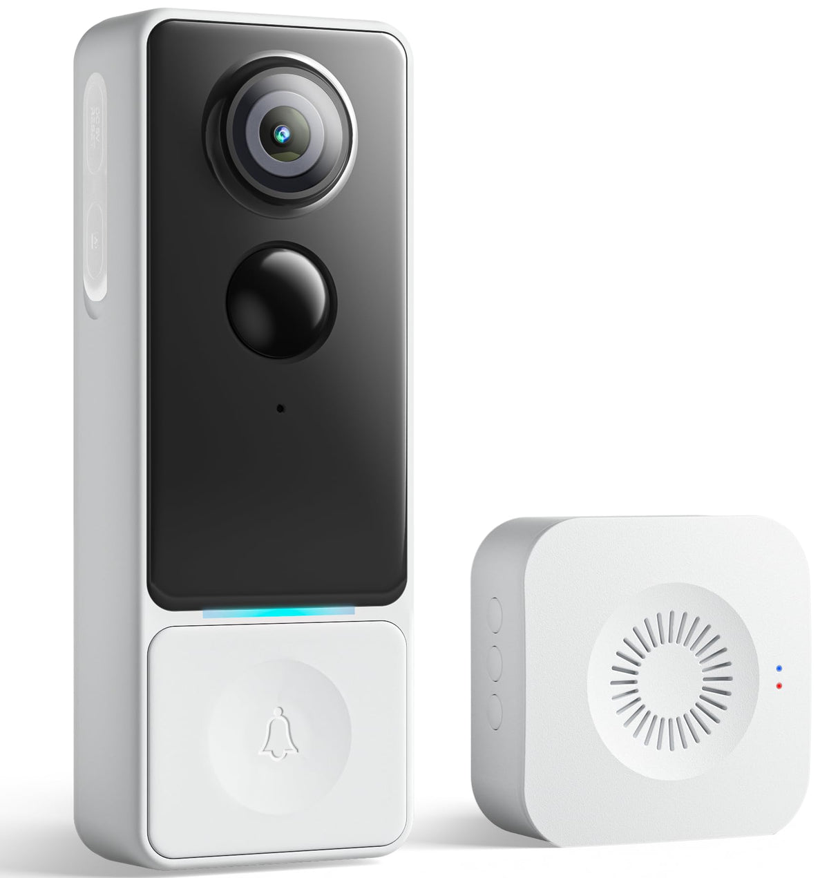 Andyssey 3MP doorbell front view shows clear facial details for quick recognition.