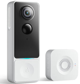 Andyssey 3MP doorbell front view shows clear facial details for quick recognition.