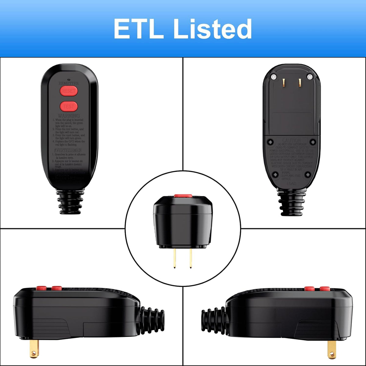 Outdoor setup with Aneken GFCI plug proving waterproof durability for lawn equipment