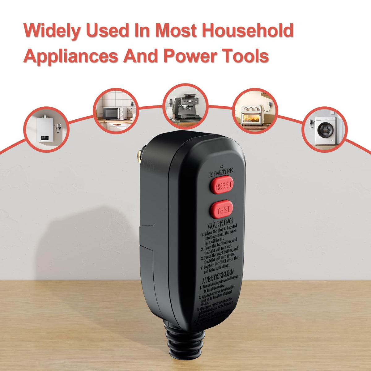 ANEKEN GFCI durable rugged design emphasizes long-lasting use in demanding environments