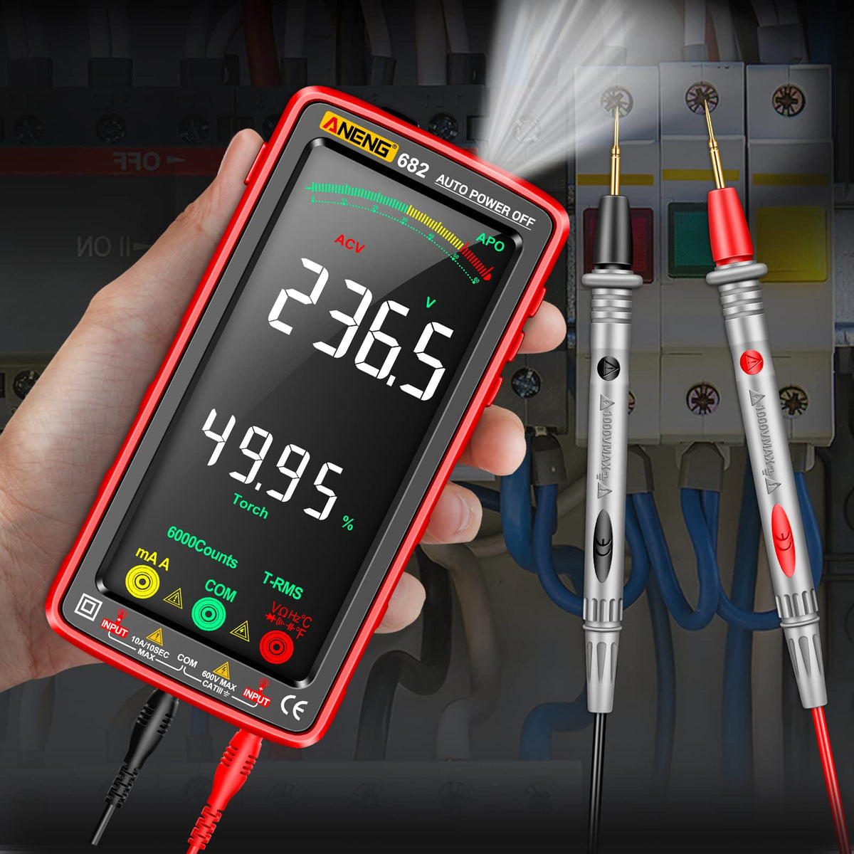 ANENG NCV detection for safe voltage checks