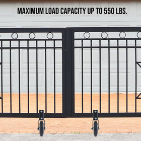 Anfrere gate wheel 360-degree swivel for smooth gate movement