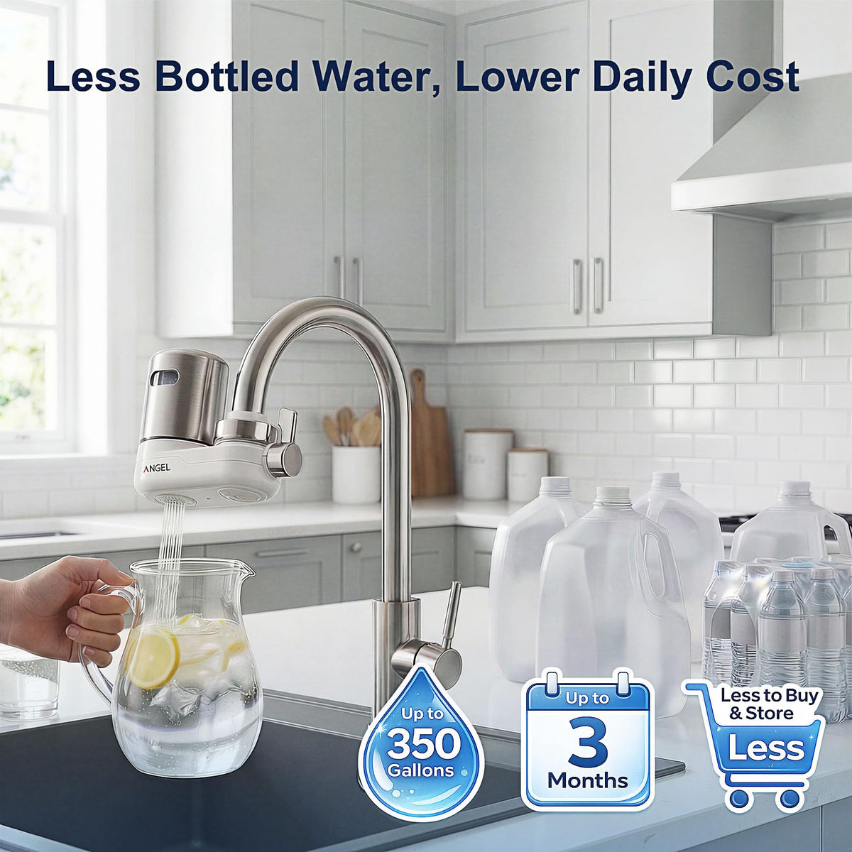ANGEL CF30 lead-free-materials emphasize safe kitchen filtration.