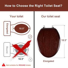 Angel Shield elongated seat assembly demonstrates tool-free quick installation