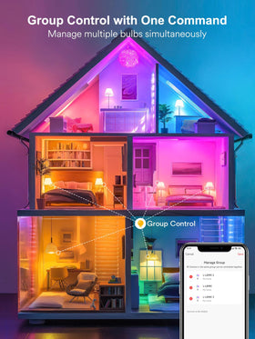 AngelHalo 16-million-colors palette for mood-enhancing decor.