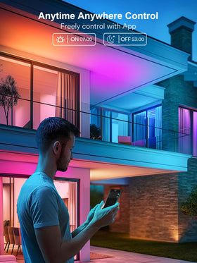 AngelHalo 800-lumen bulb provides bright, versatile illumination.