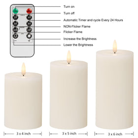 ANGELLOONG battery-powered candles provide safe, flame-free decor
