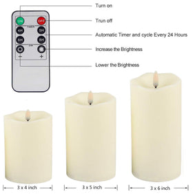 ANGELLOONG easy operation with remote improves candle setup on shelves