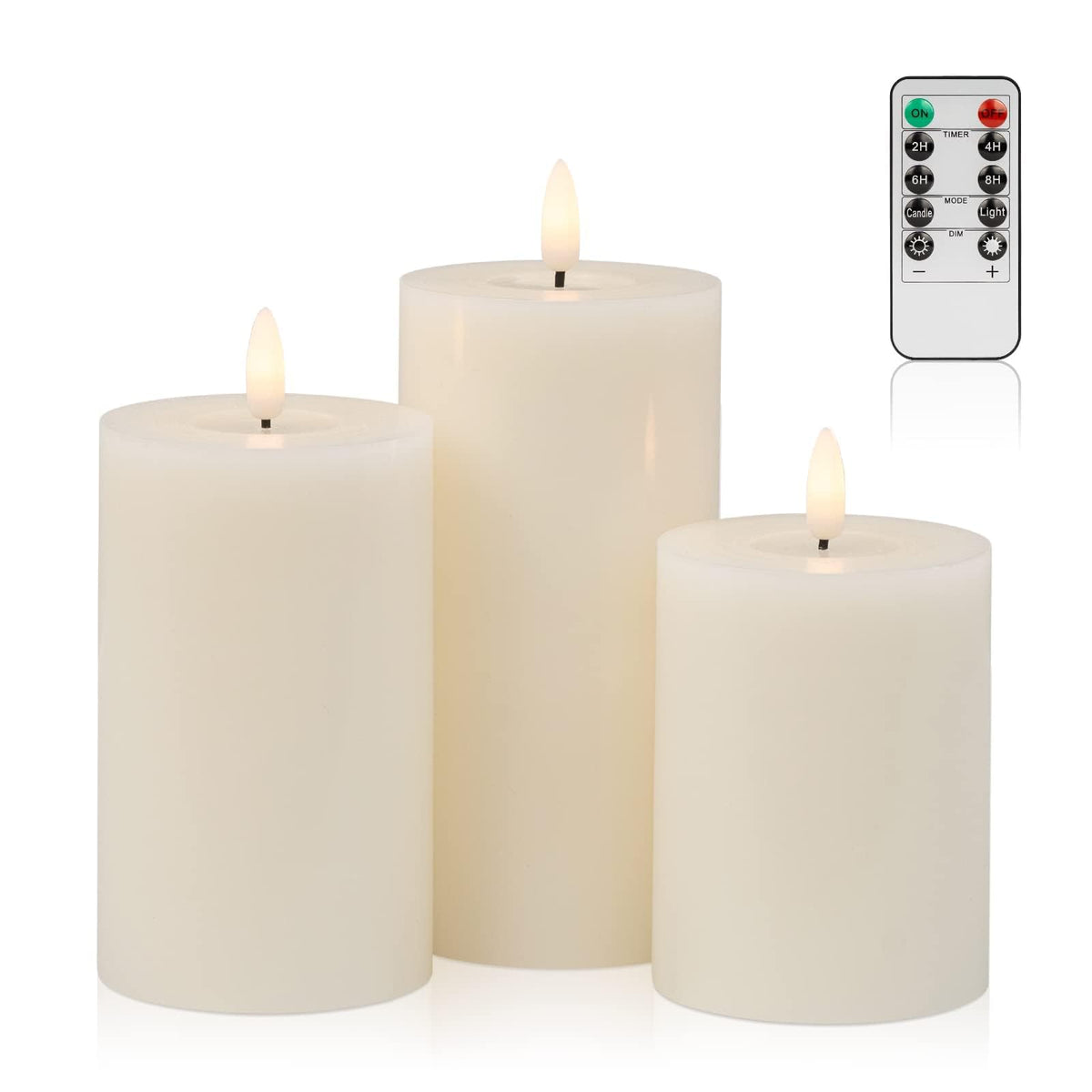 ANGELLOONG flickering flameless candles with remote control for effortless ambiance