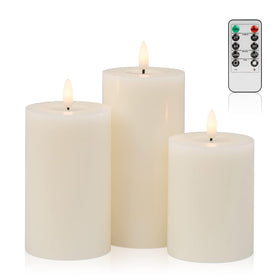 ANGELLOONG flickering flameless candles with remote control for effortless ambiance