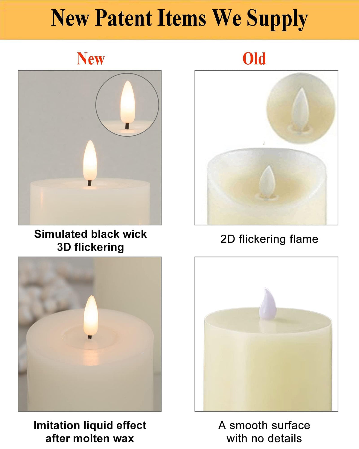 ANGELLOONG LED pillar candles with timer offer flexible daily schedules