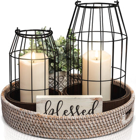 ANGELLOONG three size options (3x4, 3x5, 3x6) fit lanterns and centerpieces