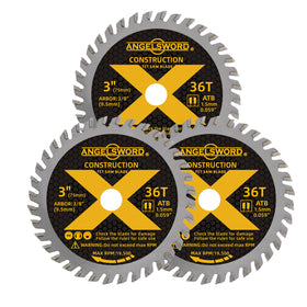 ANGELSWORD 3-inch blade with 36T for clean hardwood cuts