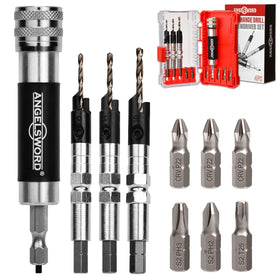 ANGELSWORD countersink bits 6, 8, 10 for wood projects