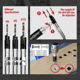 ANGELSWORD 1/4 inch hex shank fits most drills