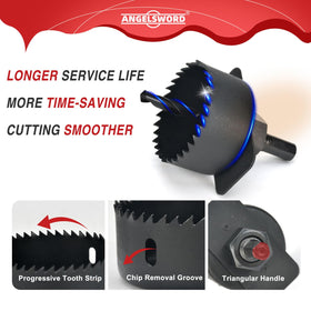 ANGELSWORD drill bits support precise pilot holes for smooth operation