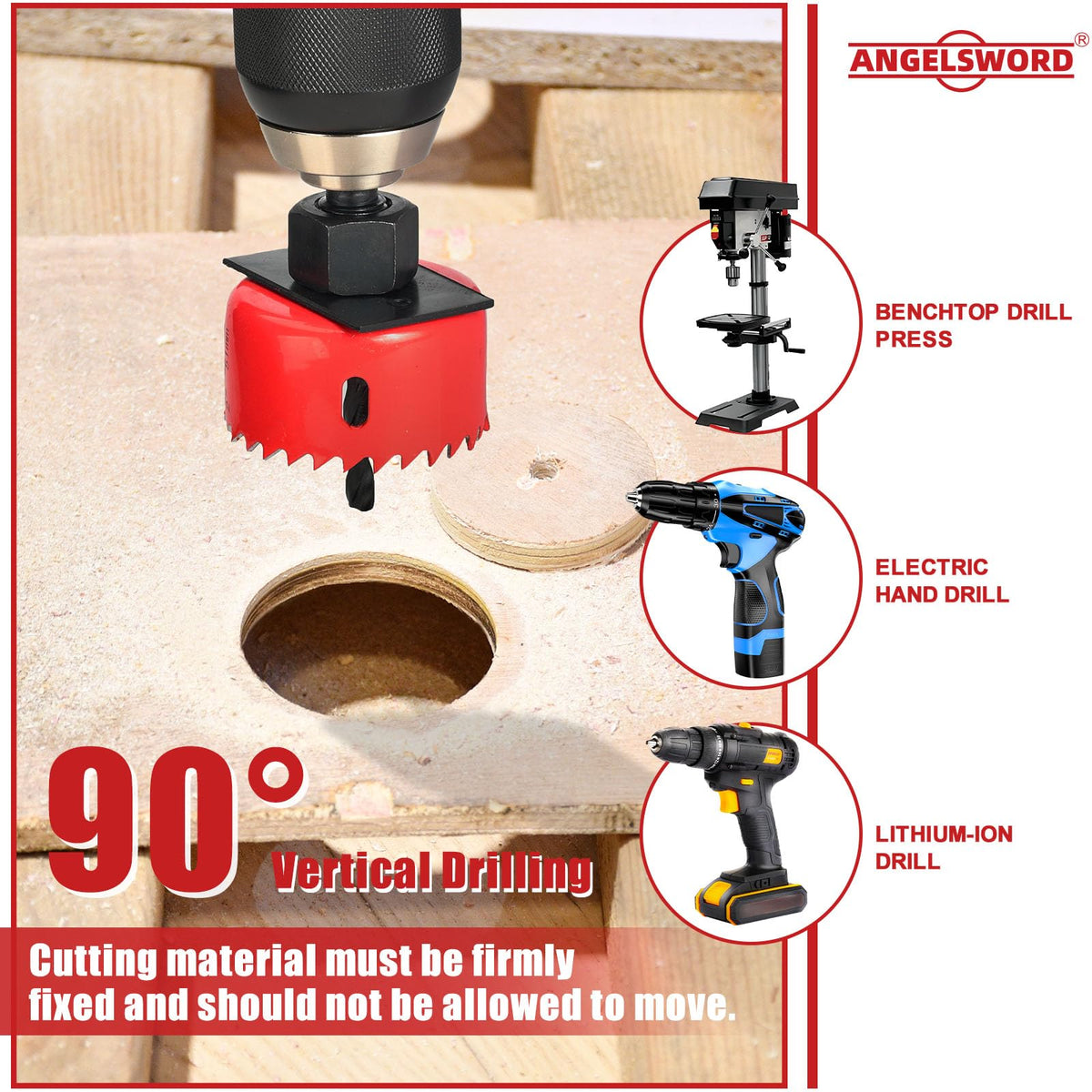 ANGELSWORD included drill bits expand project versatility.