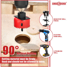 ANGELSWORD included drill bits expand project versatility.