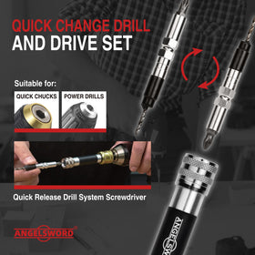 ANGELSWORD four screwdriver bits for versatile driving tasks