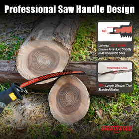 ANGELSWORD wood pruning blade ideal for branches and wet wood.
