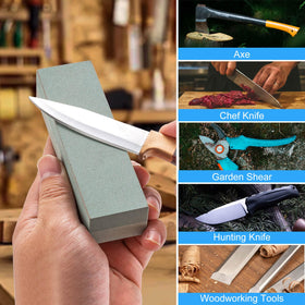 Angerstone bushcraft sharpening stone supports field knife maintenance in the wild.