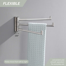 Angle Simple durable bath accessory with modern brushed nickel finish.