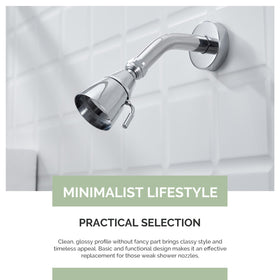 Angle Simple high-flow rinse stream close-up shows precise spray pattern